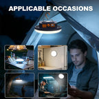 10000mAh 4000LM Flashlight Portable LED Camping Lantern Rechargeable Light 30W with Digital Display and Magnet , IPX5 Waterproof Tent Lights Power Failure Emergency Light for Parents Christmas Gift