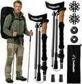 TrailBuddy Trekking Poles – Lightweight 7075 Aluminum Hiking Poles for Women, Men & Seniors – Collapsible Walking Sticks for Travel, Trails & Balance