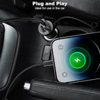 Cveael Car Carplay Cable, 3FT USB A to Lightning Cable Compatible for iPhone 14 13 12 11 Pro Max XR XS X 8 7 6 Plus SE iPad Charger Car Charging Cord (Black)