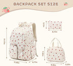 MOONBABY Girls Backpack, Kids Backpack for Girls, School bag for Primary Elementary Teenage, Middle School Students Bookbag