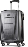 Samsonite Winfield 2 - 20-Inch Hardside Luggage with 360° Spinner Wheels, TSA Lock, Airline Approved - Charcoal