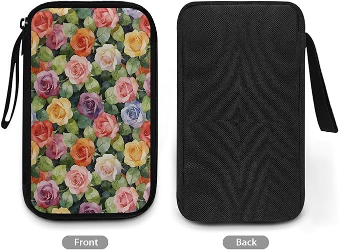 Tulips Travel Cord Organizer Case Portable Cable Organizer Bag for Charger Phone Earphone Large Tech Pouch Electronics Organizer Travel Case