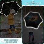 ALAZA Kids Umbrella Stick Umbrellas Cute Umbrella for Boys Girls Toddler UV/Sun Rain Windproof