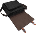 Evergoo Vintage Messenger Bag Unisex Shoulder Bags Canvas Satchel Cross Body Work Satchel Briefcase for 15.6 Inch Laptop