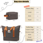 Lightweight Expandable Softside Luggage Sets 3 Piece, Large Capacity Travel Suitcase with Spinner Wheel, TSA Lock, Easy Access Design and Adjustable Telescoping Handle (Brown)