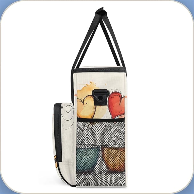 Coffee Maker Travel Bag Compatible with Keurig K-Mini, K-Mini Plus or Other Accessories, Portable Coffee Maker Case with Shoulder Strap for Travel(Bag Only)
