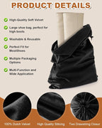 2 Pcs Shoe Bags for Travel, 21.2"x13.3" Large Boot Bags for Cowboy Boots, Washable Velvet Dust Bag with Drawstring for Dress Shoes, Handbags and Clothing, Suitable for Travel and Home Storage