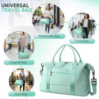 Grass Weekender Travel Bag - Small Gym Bag for Men & Women, Overnight Bag with Trolley Sleeve, Airplane Travel Essentials