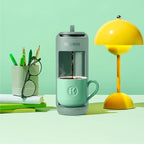 Keurig K-Mini Mate Single Serve K-Cup Pod Coffee Maker, Brews Up to 12 oz Cup, Compact Portable Coffee Machine for Small Spaces, Great for Dorms & Offices, Glamping Green