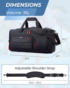 BAGSMART Gym Bag for Women & Men, 35L/63L Sports Travel Duffel Backpack with Shoe Compartment Laptop Compartment, Water Resistant Carry On Weekender Bag for Airplane