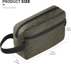 Icramsy Travel Toiletry bag Toiletry bag for women men Hanging Cosmetic bag Travel accessories for Women Men (Deep green)