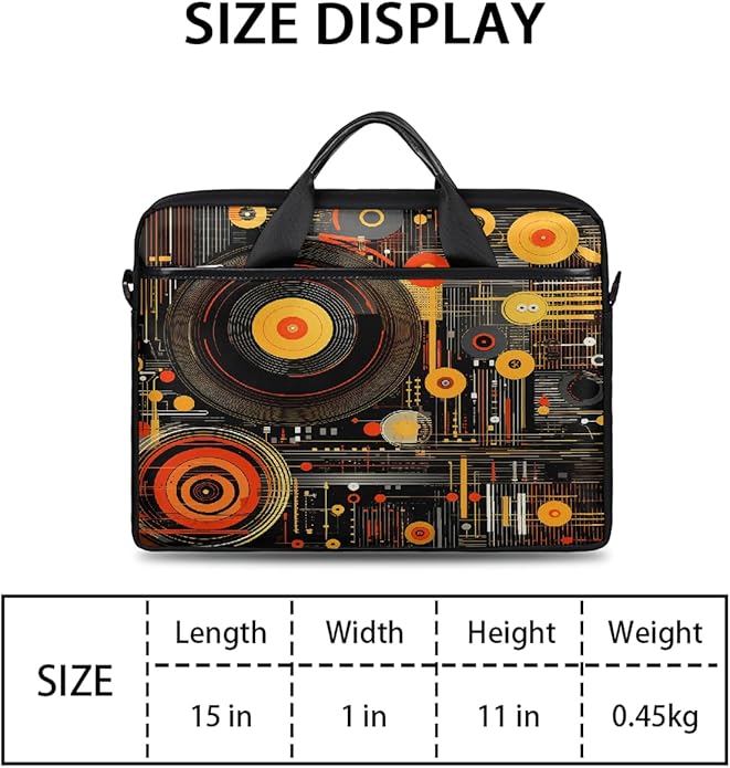 Laptop Shoulder Bag for Women Men, Waterproof Computer Case Messenger Bag Briefcase for Business Office Travel