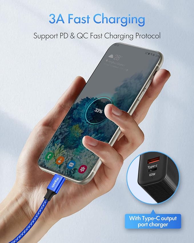 etguuds USB C to USB C Cable 2ft, 2-Pack 60W USBC to USBC Cord, Type C to C Charger Cable Fast Charging for iPhone 17 16 15 Pro Max Plus Air, Samsung Galaxy S25 S24 S23, for MacBook/iPad, Pixel
