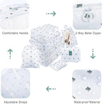 Packing Cubes, 8 Pcs Travel Packing Organizers for Suitcases, Large Capacity Travel Luggage Organizers Set includes 8 Storage Bags for Women or Men (Cactus)