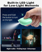Personal Safety Alarm, VIGOROAD 3 Pack Loud 130dB Siren Emergency Panic Alarm with LED Light, Easy Pull Pin Keychain Self-Defense Security Alarm for Women, Seniors, Kids