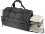 Gym Bag for Men Women, Sport Duffle Bag with Wet Pocket & Shoes Compartment, Water Resistant Overnight Weekender Bag Duffel Bag