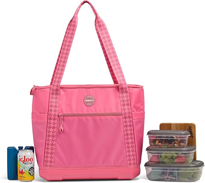 Igloo Tag Along 12-Can Satchel Cooler | Insulated Cooler Bag with Sturdy EVA Base