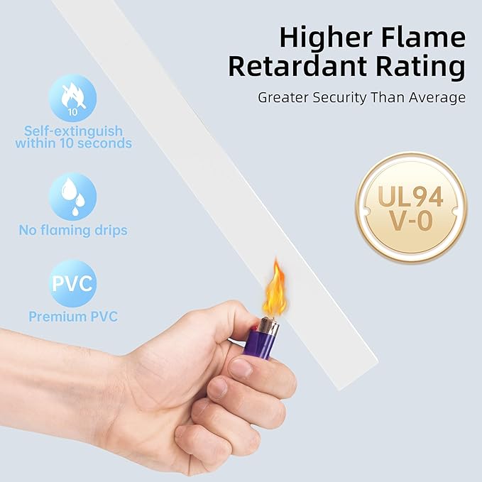 Delamu 63in Cord Hider, Cord Covers for 1 Wire, Paintable Cable Hider, Wire Covers for Cords on Wall, Wire Hiders for TV on Wall, Cable Cover Cable Management, W0.59in H0.40in