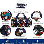 Gym Travel Duffle Bag for Boys - Gymnastics Sports Dance Bag with Shoe Compartment & Wet Pocket Football Kids Travel Bag Teens Weekender Sleepover Carry