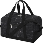 Apenze Small Gym Bag 14 inch lightweight Carry On Mini Duffel Bag for Travel Sport - Marble Black