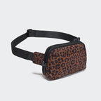 Pander Everywhere Belt Bag for Women, 5 Zipper Pockets Nylon Crossbody Fanny Pack Purse (Midnight Leopard)