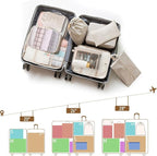 Packing Cubes for Travel-10 Set Luggage Organizer Bags for Family, Mesh Breathable Packing Cubes for Suitcases Durable Travel Essentials Bags Set