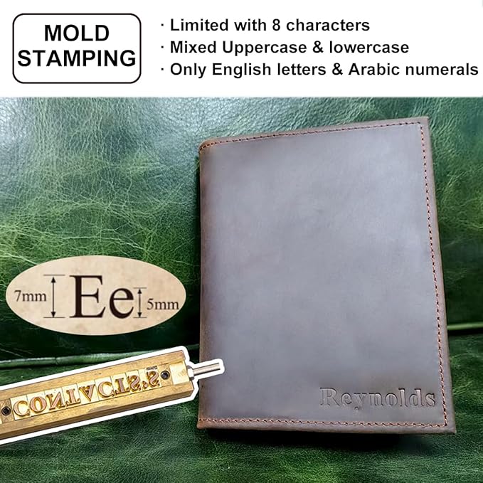 CONTACTS Customized Passport Holder Leather RFID Blocking Passport Wallet Compatible with Airtag Personalized Gift Engrave Name