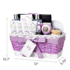 Gifts for Women, Spa Gift Basket for Women, Mother's Day Gift Basket for Mom - 22 Piece Lavender Bath and Body Skin Care Set for Women, Spa Kit | Birthday Gifts, Valentines Day Gift, Christmas Gift