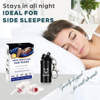 Ear Plugs for Sleeping, Soft Silicone Noise Cancelling Earplugs for Women Men Kids with Small Ear-Canal, Sound Blocking Earbuds for Sleep, Snoring, Work, Travel, Gardening, Concerts