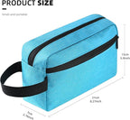 Icramsy Travel Toiletry bag Toiletry bag for women men Hanging Cosmetic bag Travel accessories for Women Men (Lake blue)