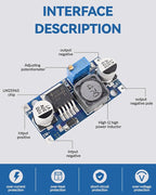 10 Pack LM2596 LM2596S Adjustable Voltage Regulator Step Down Variable Volt Regulator Input 3.0-40V Output 1.5-35V DC-DC Buck Converter Electronic Voltage Stabilizer Power Supply Module