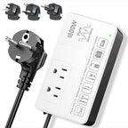 HYTED 1600W 220V to 110V Voltage Converter, Universal Power Plug Adapter Voltage Converter US to Europe International Travel, Power Any American Appliances in 220-250V, Plug & Play, No Limitations