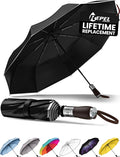 Repel Windproof Travel Umbrella - Compact & Withstands Winds up to 100MPH , Strongest Premium Auto Folding Umbrella for Rain and Sun - Durable, Light & Portable for Women & Men , Fits Backpack & Cars