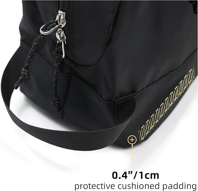Travel Toiletry Bag 8L, Large Packing Cube with Waterproof TPU Wet/Dry Compartment