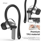 elago Ear Hooks Designed for Samsung Galaxy Buds 3 &Galaxy Buds 3 Pro Earbuds Accessories, Anti-Slip, Ergonomic Design, Comfortable Fit (Black)