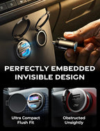 AINOPE 90W for iPhone 17/16/15 Pro Max Car Charger USB C Fast Chage, [Mini&Metal] Invisible Cigarette Lighter Adapter with 3FT USB C to C Cable, Car Accessories for Mother Him Her, Adapter for iPhone