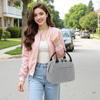 Bluboon Lunch Box for Women Cute Lunch Bag Reusable Insulated Lunch Bags Large Capacity Lunchbox Cooler for Work Picnic or Travel