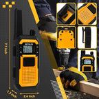 Retevis RB48 Walkie Talkies for Adults, with G-Type Earpiece, MIL-STD 810H, Advanced Triple Proof, Support VOX, 2000mAh, Emergency Alert, Vibration Reminder, Heavy Duty Two Way Radios(2 Pack)