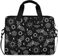 MNSRUU Laptop Bag for 15.6 inch Black Gothic Bats