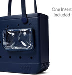 BOGG BAG Medium Tote – 15” x 12.5” x 5” – Durable, Washable, Tip-proof – Beach, Pool, Boat, Work, Sports (You Navy Me Crazy)