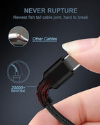 Haoano iPhone 17e 17 Carplay Charger Cable Fast Charging, USBC to USBC Cable for iPhone 17 Pro Max 16 16e 15 Plus, C to C Cord Auto Car Play Charger Android Power USB-C Wire 6 Ft