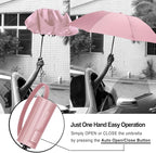 LANBRELLA Umbrella Windproof Compact Travel Umbrella Auto Open Close for Rain