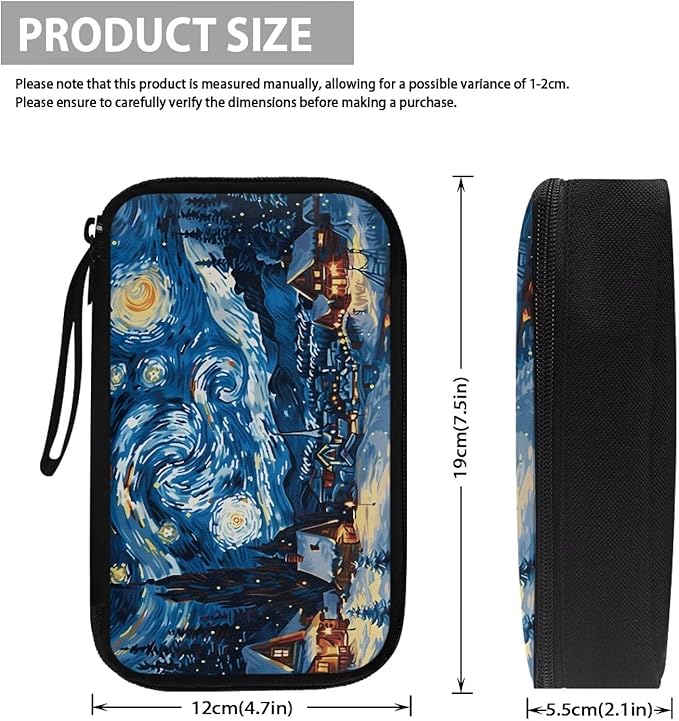 Cottage Travel Cord Organizer Case Tech Pouch Electronic Accessories Carry Case Storage Bag Travel Bag Cable Organizer for Charger Earphone Phone Cord Cable