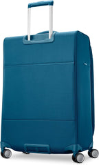 Samsonite UpLIFT Lightweight Medium Checked Softside Luggage with Spinner Wheels - Expandable - Airline-Approved, Polyester Soft Suitcase for Ultra Light Travel - Cerulean Blue