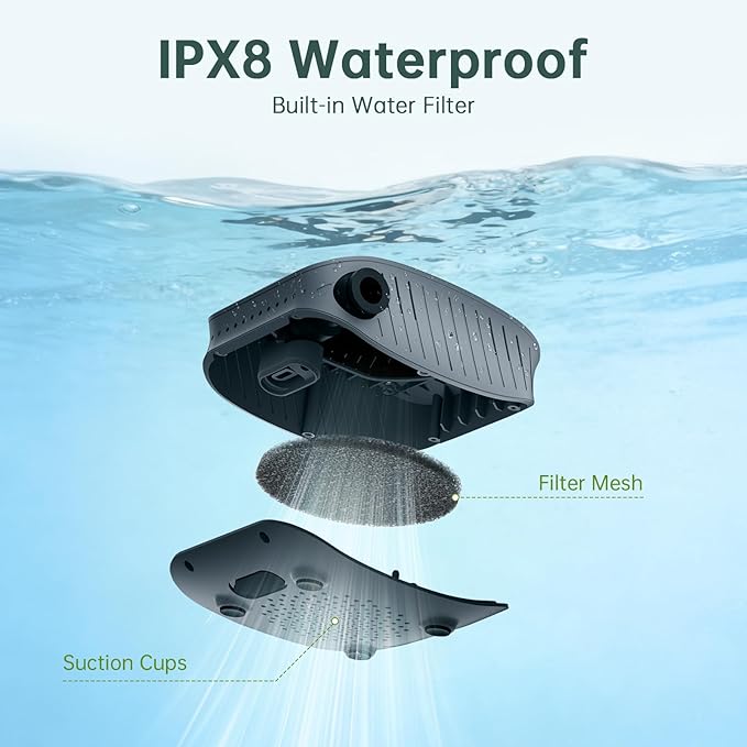 8000mAh Portable Camping Shower, Upgrade Rechargeable Electric Shower Pump with 5 Gallon Bucket, Intelligent LED Display,Portable Shower for Outdoor
