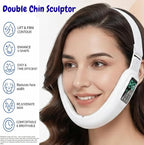 V-Face Machine and Electric Double Chin Device with 15 Gear Adjustable Intensities and 8 Modes – Intelligent Double Chin Machine for V-face. Free 3D Face Roller for Skin Care