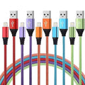 iPhone Charger 10FT 5Pack Apple MFi Certified Lightning Cable Fast Charging Nylon Braided USB-A to Lightning Compatible with iPhone 14/13 mini/14/13/12/11 Pro MAX/XR/XS/8/7/Plus/6S/SE/iPad