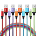 iPhone Charger 10FT 5Pack Apple MFi Certified Lightning Cable Fast Charging Nylon Braided USB-A to Lightning Compatible with iPhone 14/13 mini/14/13/12/11 Pro MAX/XR/XS/8/7/Plus/6S/SE/iPad