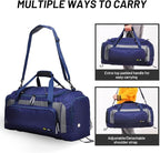 MIER Large Gym Bag for Men Sports Duffle Bag with Shoe Compartment 60L Lightweight Duffel Bags for Workout Fitness Travel