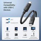 Cable Matters 20Gbps USB C to USB C Monitor Cable - 6ft / 1.8m, Supports Up to [8K@30Hz / 4K@120Hz Video, 240W Charging, 20Gbps Data Transfer], USBC Video Cable, Works with CarPlay, Android Auto